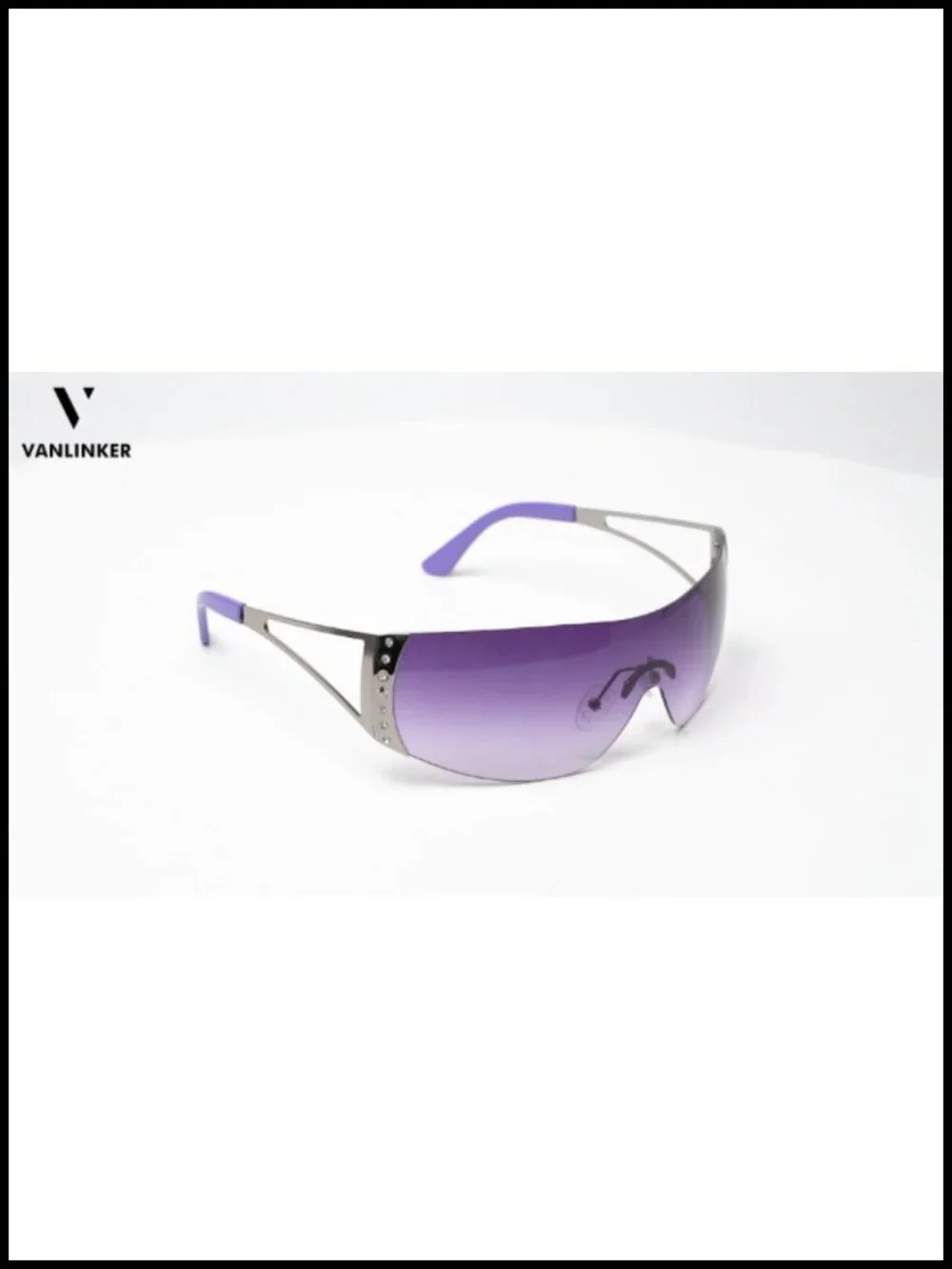 Oversized Wrap Around Y2K Sunglasses Futuristic Shield Flat Top UV400 Protection